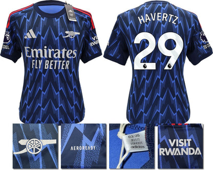 BNWT 2025/2026 ARSENAL F.C. ADIDAS AWAY SHIRT HAVERTZ 29