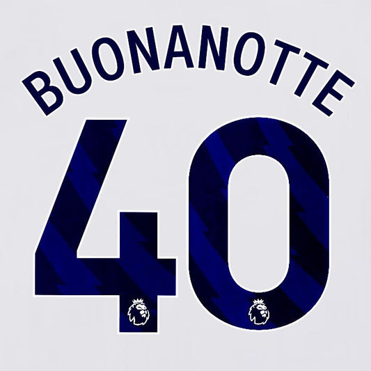 2023 2024 BRIGHTON BUONANOTTE 40 OFFICIAL BLUE HOME PLAYER SIZE NAME SET