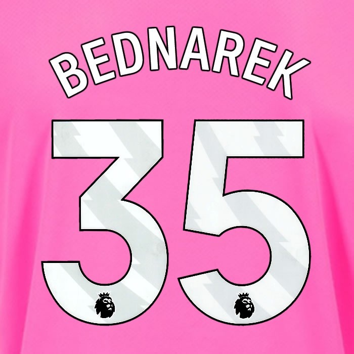 2024 2025 OFFICIAL SOUTHAMPTON BEDNAREK 35 WHITE 3RD PLAYER SIZE NAME SET