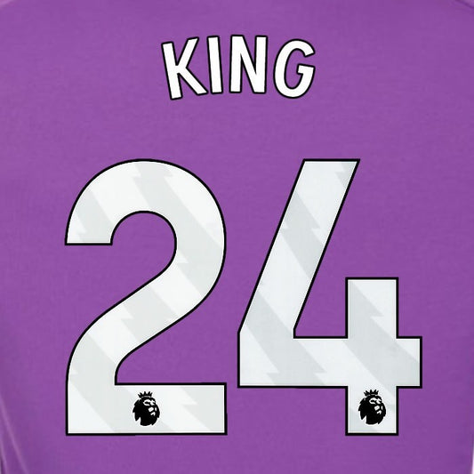 2024 2025 OFFICIAL FULHAM KING 24 WHITE 3RD PLAYER SIZE NAMESET