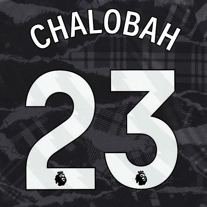 2024 2025 OFFICIAL CHELSEA CHALOBAH 23 WHITE 3RDPLAYER SIZE NAMESET