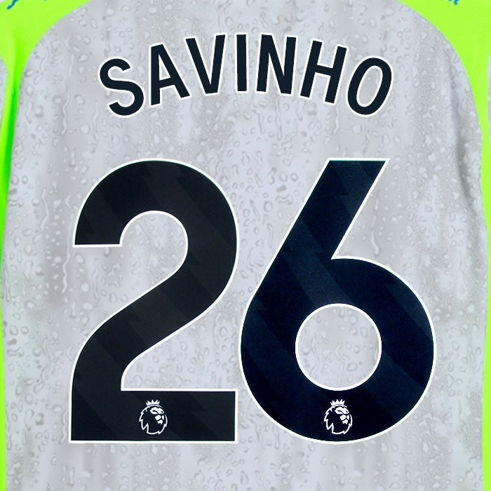 2025 2026 MANCHESTER CITY KUN AGUERO 10 BLACK 3RD PLAYER SIZE NAME SET