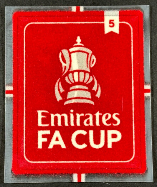 2024 OFFICIAL SPORTING ID EMIRATES FA CUP EVERTON 5X WINNERS PATCH