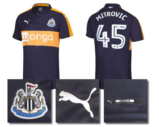 BRAND NEW NEWCASTLE UNITED PUMA AWAY 2016 -2017 MITROVIC 45 SHIRT MEN'S MEDIUM