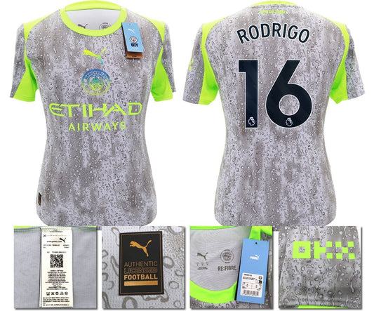 BNWT 2025 2026 MAN CITY PUMA THIRD RODRIGO 16 FOOTBALL SHIRT