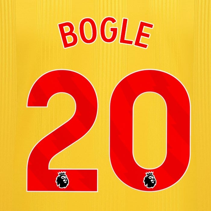 2023 2024 SHEFFIELD UNITED OFFICIAL BOGLE 20 RED AWAY PLAYER SIZE NAMESET