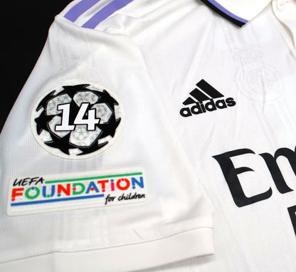 BNWT 2022 2023 REAL MADRID ADIDAS AUTHENTIC HOME SHIRT KROOS 8 + PATCHES XL