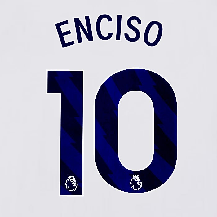 2023 2024 BRIGHTON ENCISO 10 OFFICIAL BLUE HOME PLAYER SIZE NAME SET