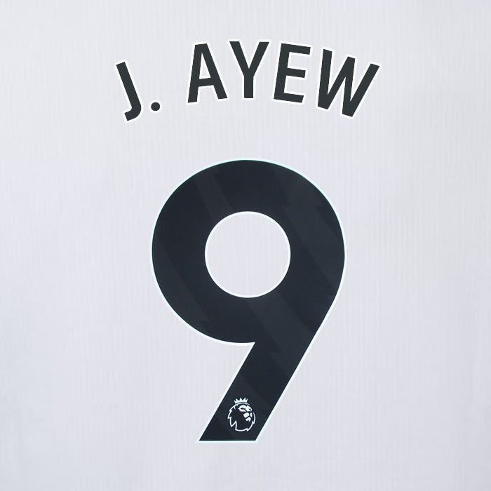 2023 2024 OFFICIAL CRYSTAL PALACE J. AYEW 9 BLACK AWAY PLAYER SIZE NAMESET