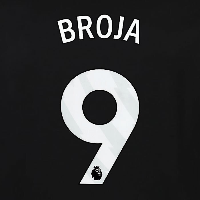 2023 2024 OFFICIAL FULHAM AVERY DENNISON BROJA 9 3RD PLAYER SIZE NAMESET