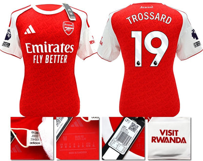 BNWT 2025/2026 ARSENAL F.C. ADIDAS HOME SHIRT TROSSARD 19 + PATCHES