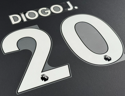 2022 / 2023 OFFICIAL LIVERPOOL DIOGO J. 20 WHITE PLAYER SIZE NAMESET