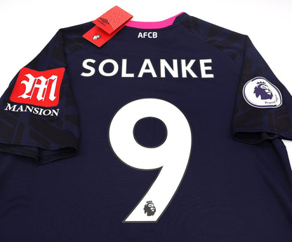 BNWT 2019 2020 UMBRO BOURNEMOUTH AWAY SHIRT SOLANKE 9 MEN'S