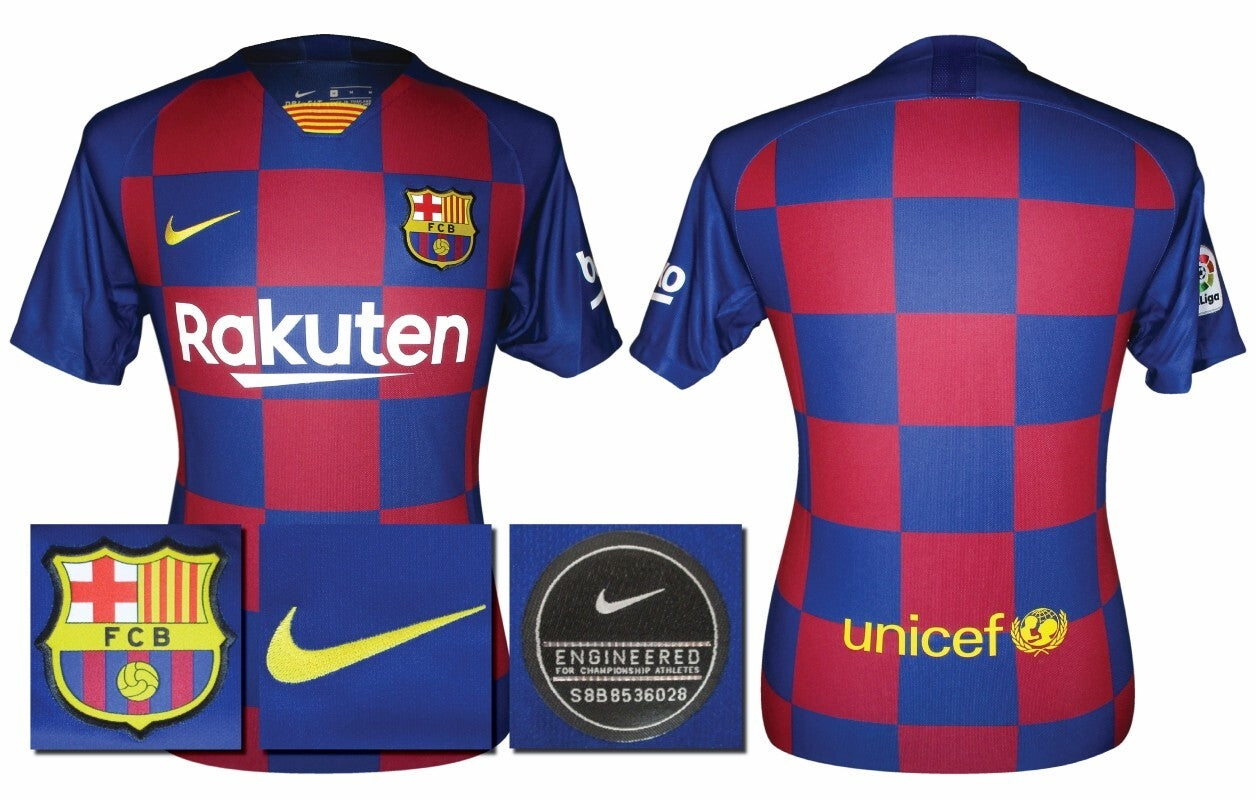 BNWT BARCELONA HOME NIKE 2019 2020 FOOTBALL SHIRT MENS MEDIUM