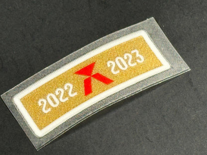2022 2023 OFFICIAL LA LIGA CHAMPIONS WINNERS SLEEVE PATCH PLAYER SIZE 65MM