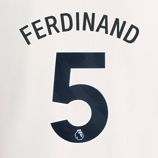 2023 2024 MANCHESTER UNITED FERDINAND 5 3rd BLACK PLAYER SIZE NAMESET