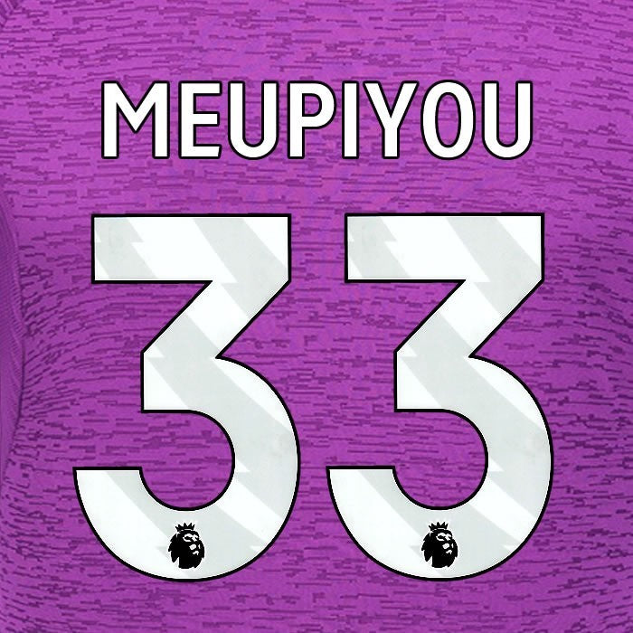 2024 2025 WOLVES 3RD WHITE MEUPIYOU 33 OFFICIAL PLAYER SIZE NAMESET