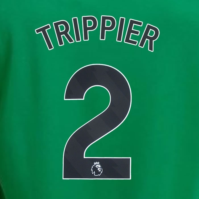 2023 2024 NEWCASTLE TRIPPIER 2 OFFICIAL BLACK AWAY PLAYER SIZE NAME SET