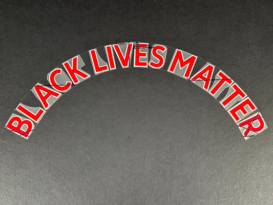 2019 2020 OFFICIAL AVERY DENNISON BLACK LIVES MATTER NAME BLOCK RED 35MM