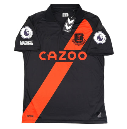 BNWT 2021 2022 HUMMEL EVERTON AWAY SHIRT MYKOLENKO 19 + PATCHES MENS SIZE MEDIUM