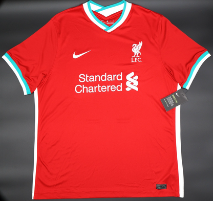 LIVERPOOL NIKE HOME SHIRT 2020 - 2021 M. SALAH 11 OFFICIAL SIZE XL
