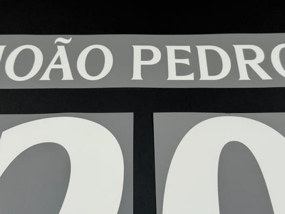 2025 2026 OFFICIAL CHELSEA JOAO PEDRO 20 HOME CUP PRINT PLAYER SIZE NAMESET
