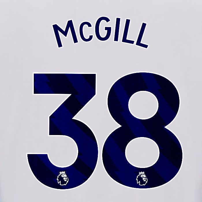 2025 2026 OFFICIAL BRIGHTON McGILL 38 HOME BLUE PLAYER SIZE NAMESET