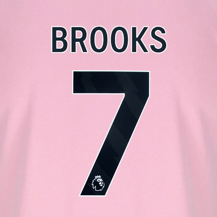 2025 2026 BOURNEMOUTH BROOKS 7 BLACK 3RD PLAYER SIZE NAME SET