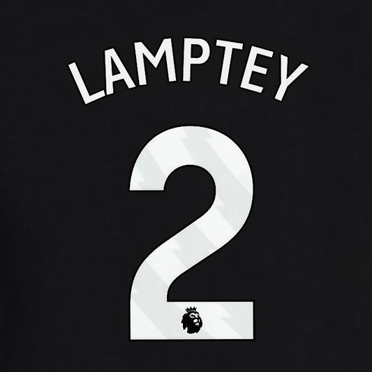 2023 2024 BRIGHTON LAMPTEY 2 OFFICIAL WHITE AWAY PLAYER SIZE NAME SET