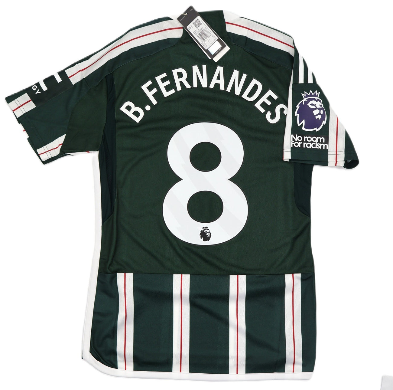 BNWT 2023 2024 MAN UTD ADIDAS AWAY SHIRT B. FERNANDES 8 + PATCHES