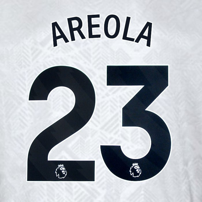 2024 2025 WEST HAM AREOLA 23 OFFICIAL 3RD BLACK PLAYER SIZE NAMESET