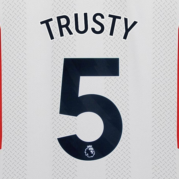 2023 2024 SHEFFIELD UNITED OFFICIAL TRUSTY 5 BLACK 3RD PLAYER SIZE NAMESET