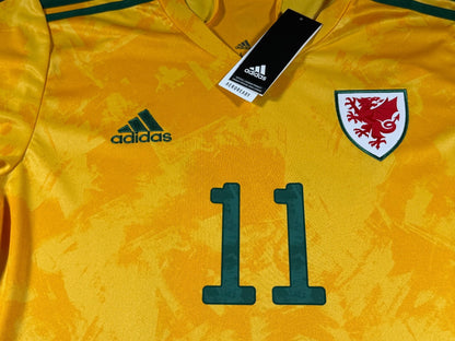 BNWT 2020 2021 WALES ADIDAS AWAY FOOTBALL SHIRT BALE 11 MENS MEDIUM