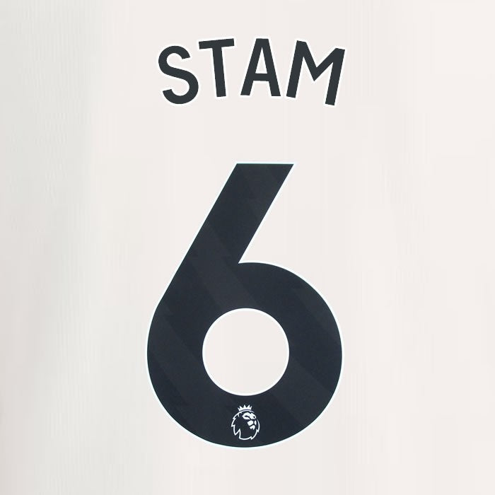 2023 2024 MANCHESTER UNITED STAM 6 3rd BLACK PLAYER SIZE NAMESET