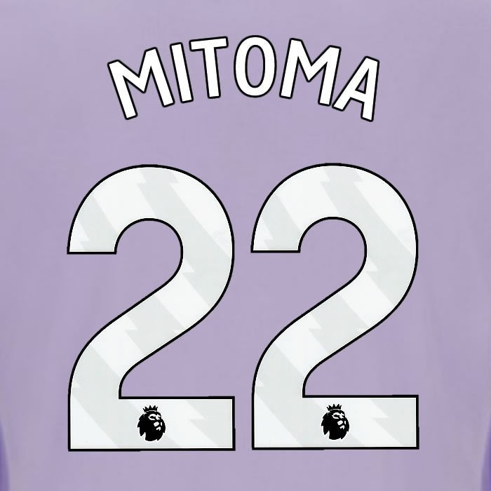 2025 2026 OFFICIAL BRIGHTON MITOMA 22 AWAY WHITE PLAYER SIZE NAMESET