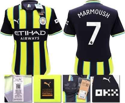 BNWT 2024 2025 MAN CITY PUMA AWAY MARMOUSH 7 FOOTBALL SHIRT
