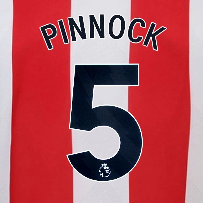 2024 2025 BRENTFORD PINNOCK 5 OFFICIAL BLACK HOME PLAYER SIZE NAMESET
