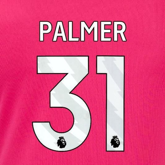 2024 2025 OFFICIAL IPSWICH TOWN PALMER 31 WHITE 3RD PLAYER SIZE NAME SET