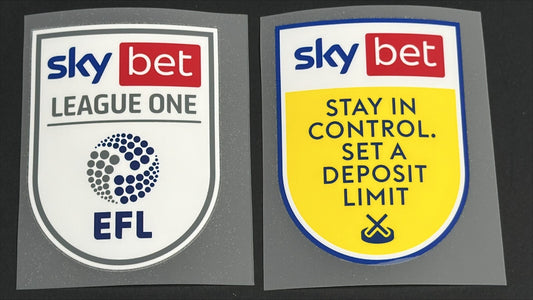 Official 2020 2021 EFL Sky Bet LEAGUE 1 Shirt Sleeve Patches Player Issue