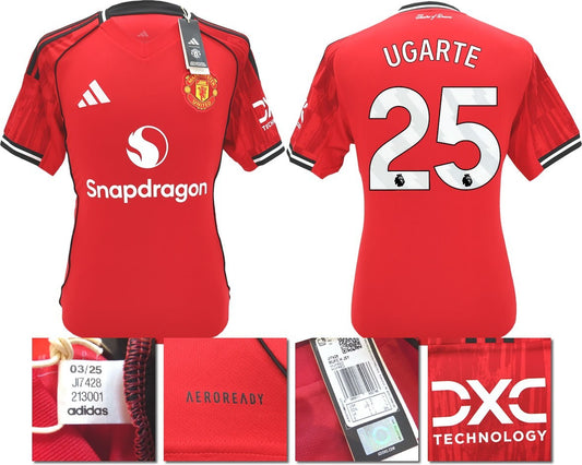 BNWT 2025 2026 MANCHESTER UNITED ADIDAS HOME SHIRT UGARTE 25