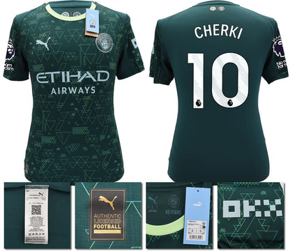 BNWT 2025 2026 MAN CITY PUMA 4TH CHERKI 10 FOOTBALL SHIRT