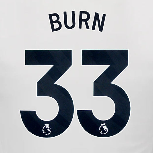 2024 2025 NEWCASTLE BURN 33 OFFICIAL BLACK HOME PLAYER SIZE NAME SET