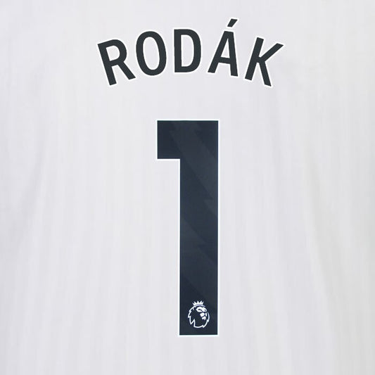 2023 2024 OFFICIAL FULHAM AVERY DENNISON RODAK 1 HOME PLAYER SIZE NAMESET