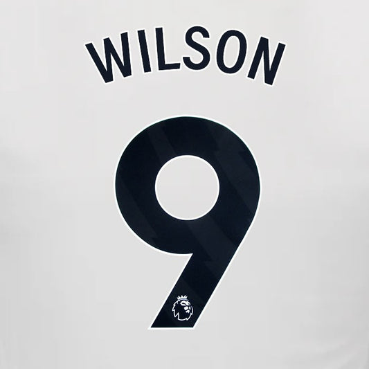 2024 2025 NEWCASTLE WILSON 9 OFFICIAL BLACK HOME PLAYER SIZE NAME SET