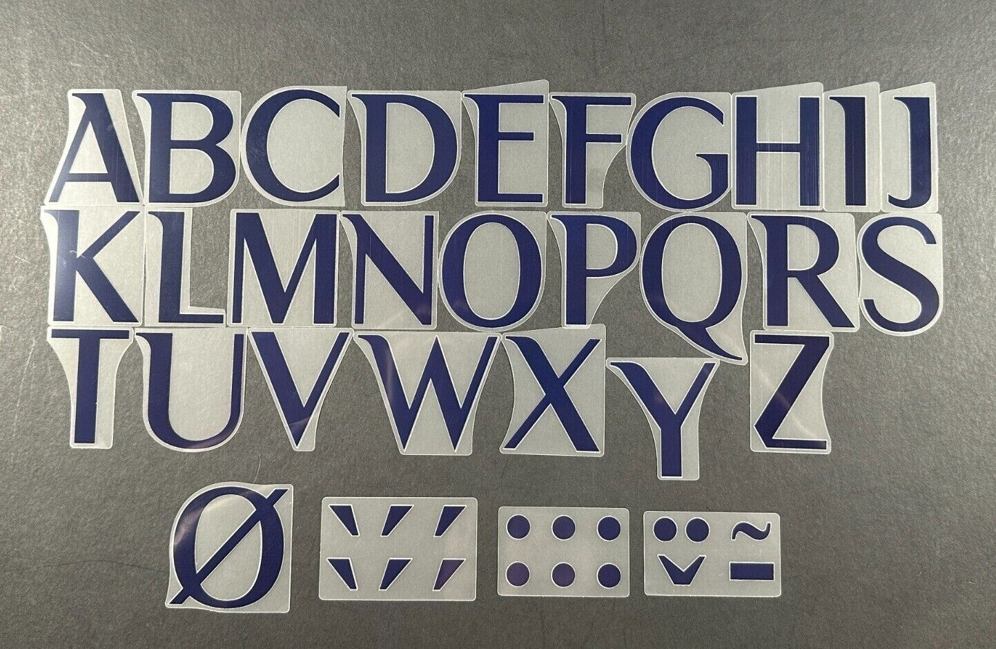 2022 2023 OFFICIAL AVERY DENNISON REAL MADRID HOME PLAYER SIZE LETTERS