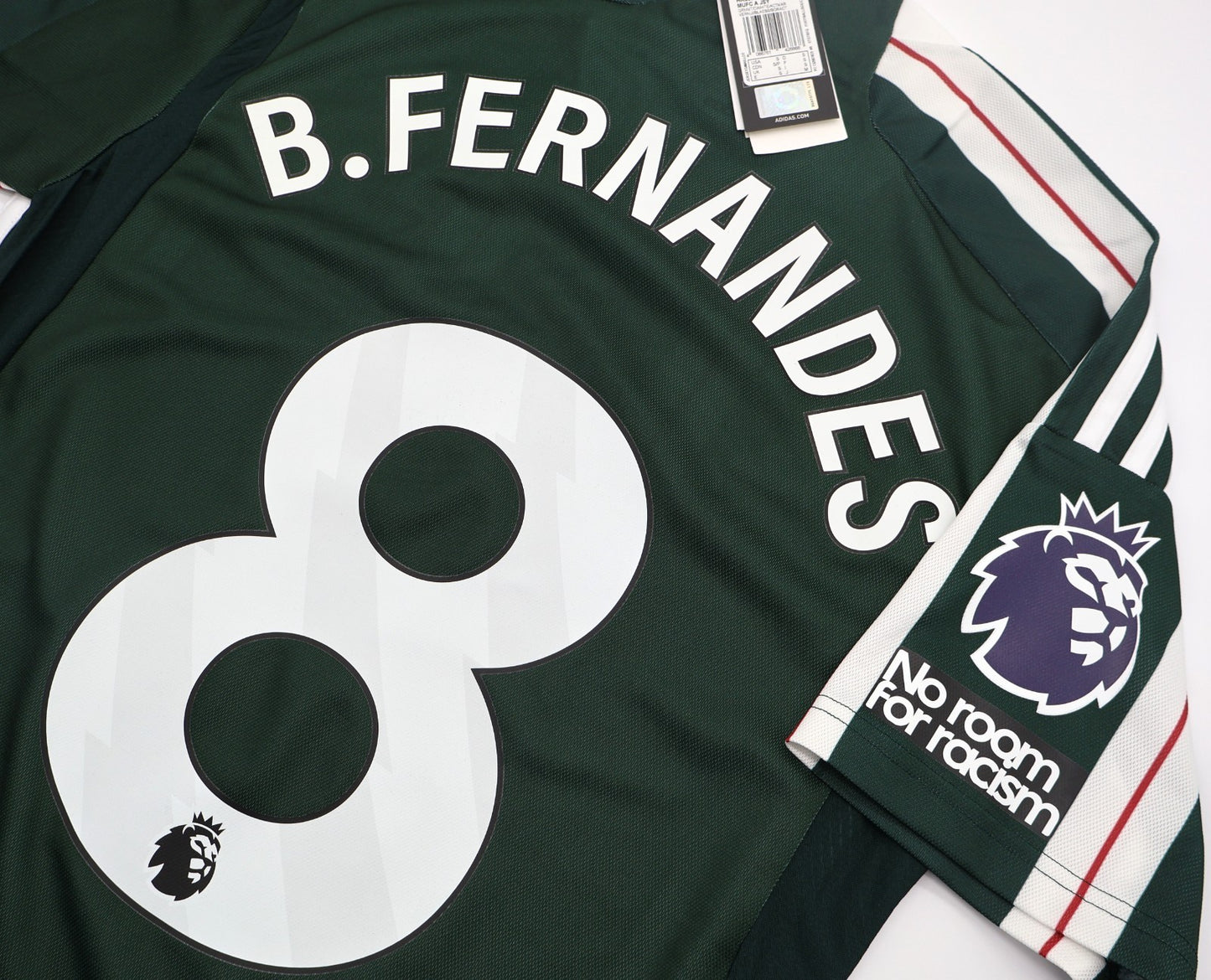 BNWT 2023 2024 MAN UTD ADIDAS AWAY SHIRT B. FERNANDES 8 + PATCHES