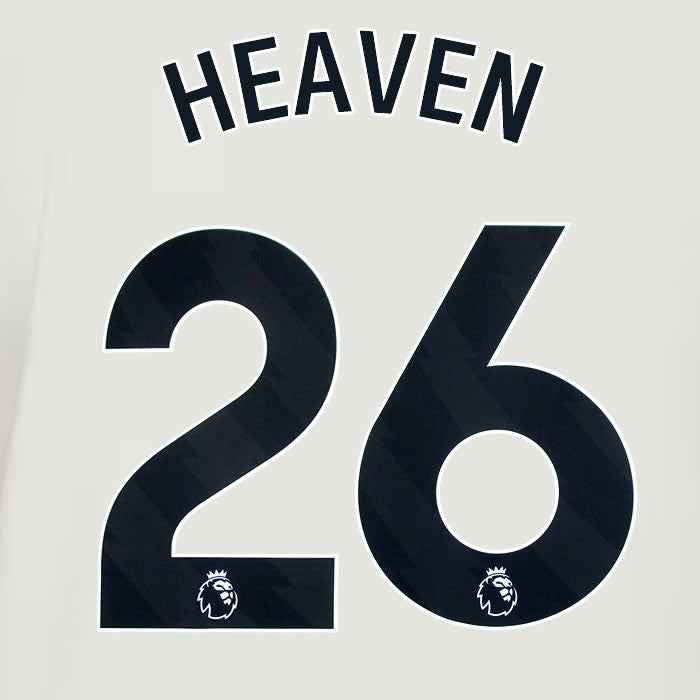 2024 2025 MANCHESTER UNITED HEAVEN 26 3RD BLACK PLAYER SIZE NAMESET