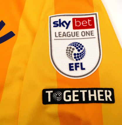 BNWT MANSFIELD TOWN CASTORE AWAY 2024 2025 GREGORY 19 + PATCHES SHIRT MENS LARGE
