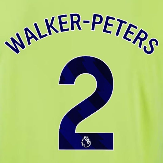 2024 2025 OFFICIAL SOUTHAMPTON WALKER-PETERS 2 BLUE AWAY PLAYER SIZE NAME SET