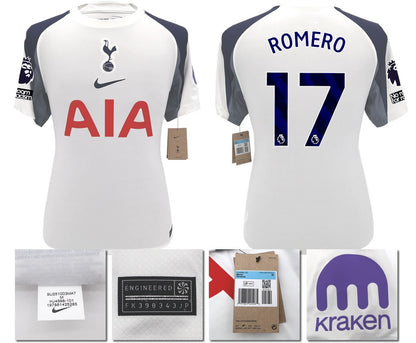BNWT 2025 2026 TOTTENHAM NIKE HOME ROMERO 17 FOOTBALL SHIRT MEN'S